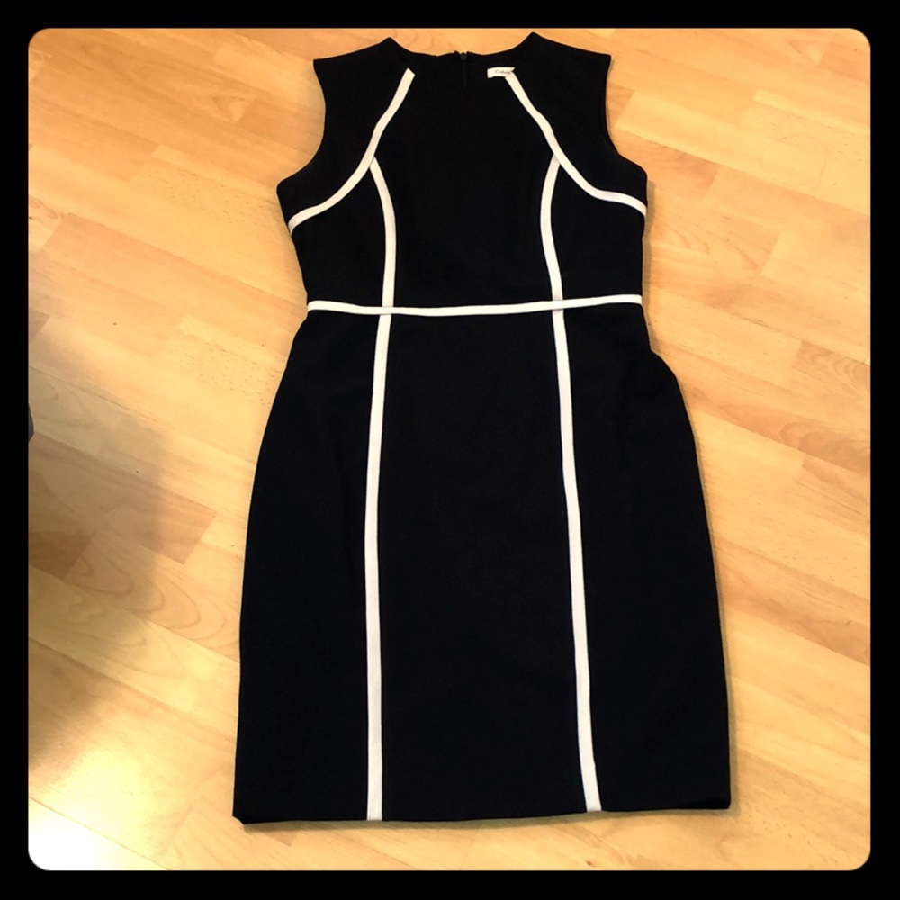 Calvin Klein fitted work dress